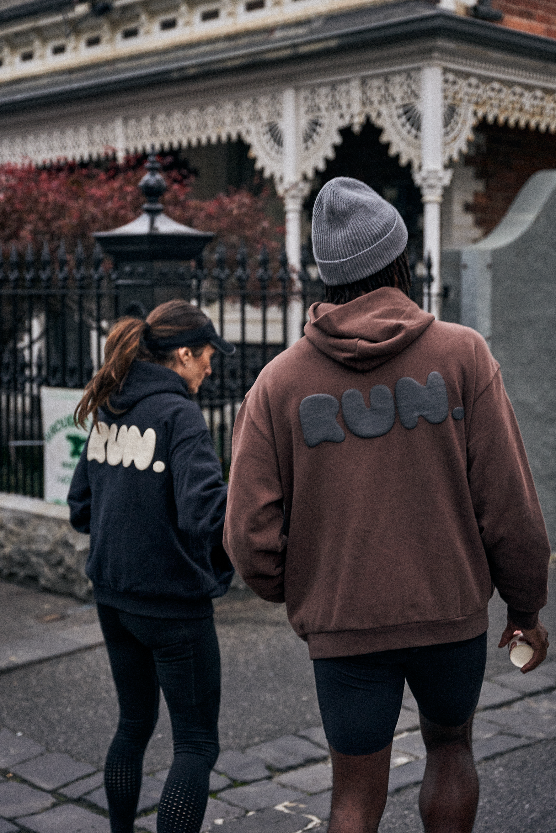 RUN. HOODIE // Black