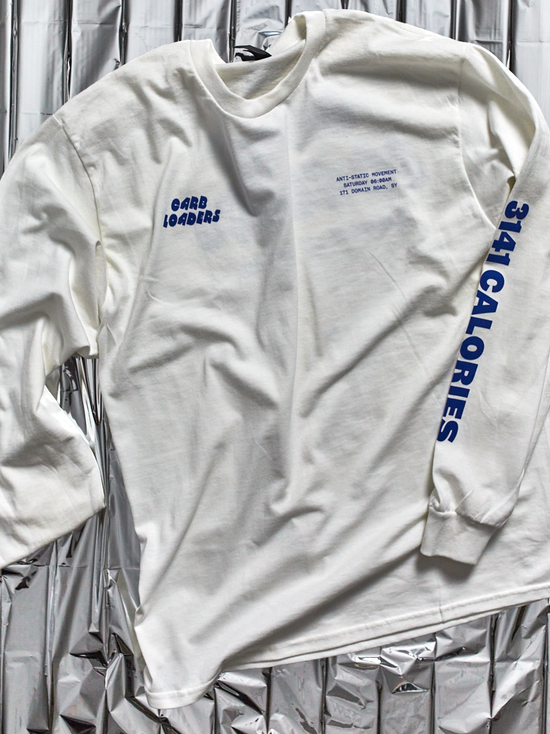 CARB LOADERS LONG SLEEVE // MARINE BLUE // PASTA & COFFEE