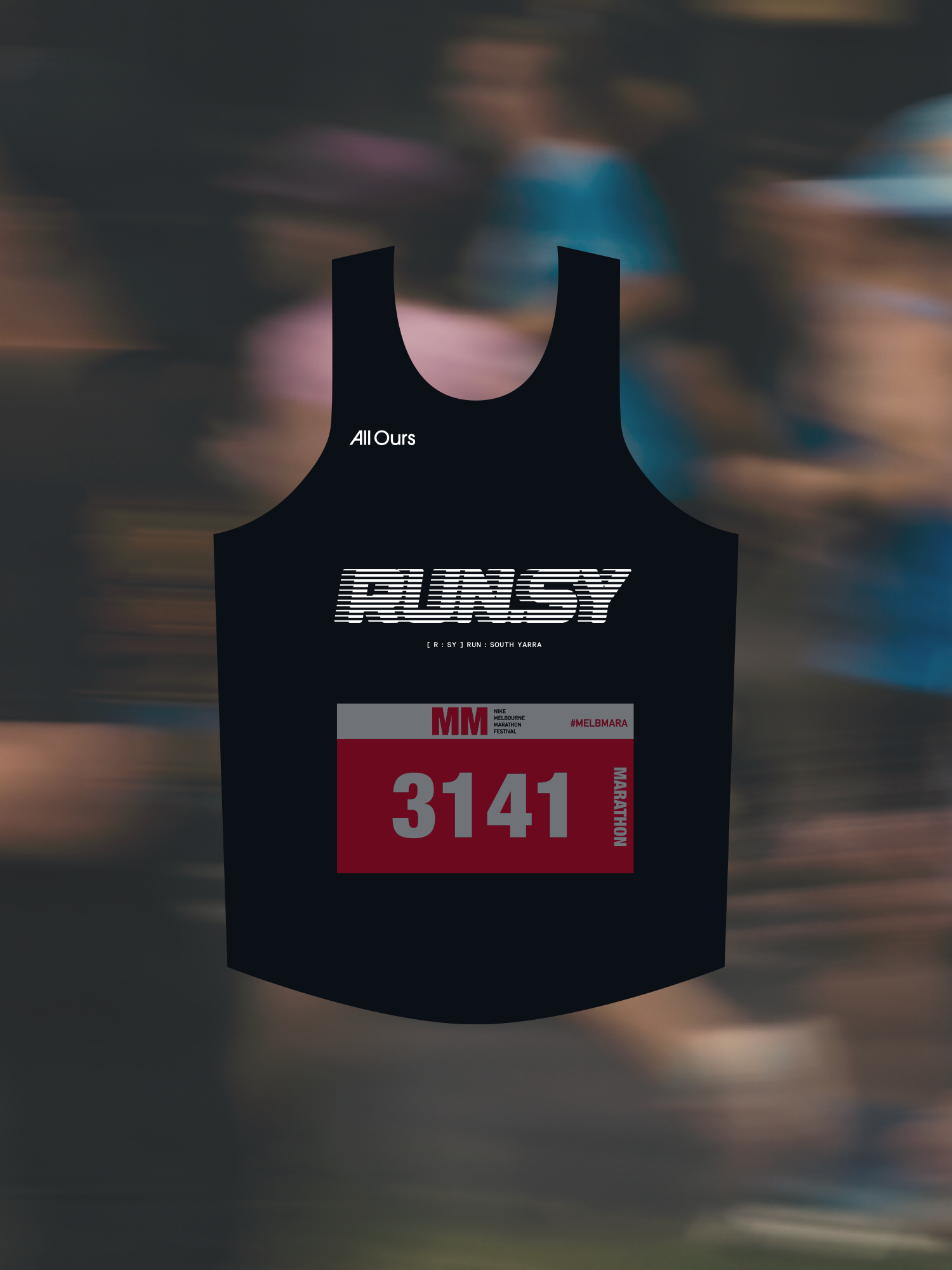 RACE KIT 24 // Men's Singlet Black